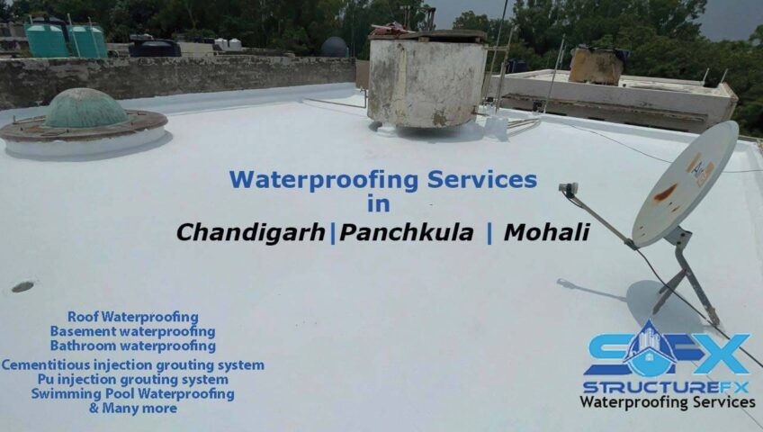 Waterproofing in chandigarh panchkula mohali zirakpur dhakoli